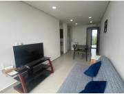 Se Alquila Departamento de 1 Dormitorio, en barrio Herrera. A estrenar, amoblado y equipa