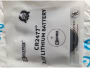 Pila CR 2477 , 3 Voltios.