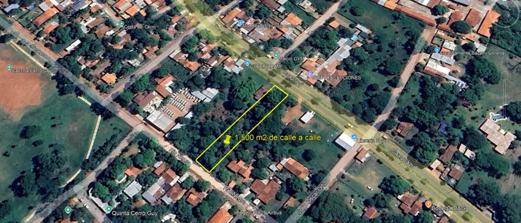 Vendo terreno de 1500m2 sobre Avda. Caaguazú Ñemby_ G 880.000.000 — foto 2