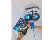 Birretes personalizados y globos para graduación