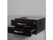 CAJONERO SUSPENSO NEGRO 15MM (3542)