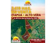 🌱🧑‍🌾 OPORTUNIDAD ÚNICA EN ALTO VERÁ – ITAPÚA 3419 hectáreas disponibles para producción