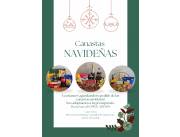 Confeccionamos canastas navideñas.