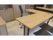 MESA ESCRITORIO ANGULAR KASPE 150X170M SIN CAJON