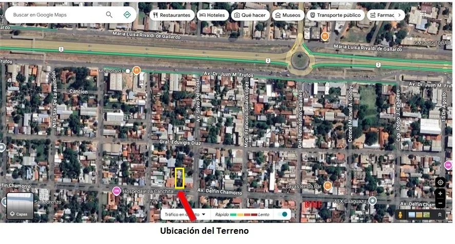 Vendo Terreno 12 x 50, en pleno centro de la Ciudad de Caaguazu — foto 3