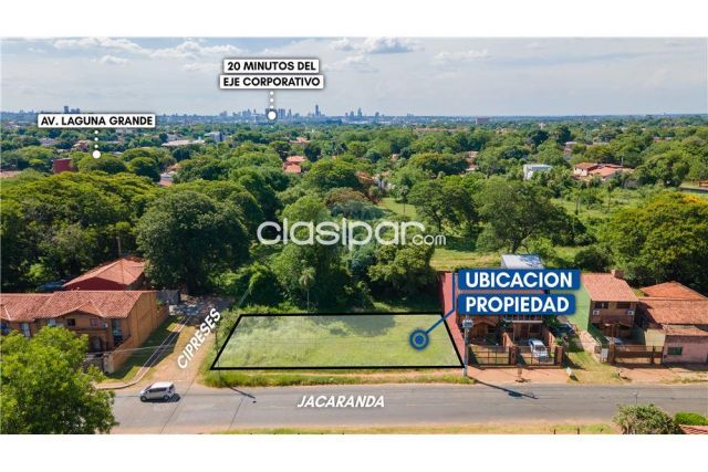 Terrenos - VENDO TERRENO EN ESQUINA ZONA LAGUNA GRANDE