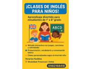 Clases de Inglés para Niños – 1° a 6° Grado