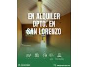 ALQUILER DPTO. EN SAN LORENZO