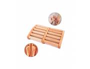 Rodillo de masaje para pies de madera