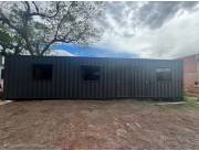 Oficina en contendor de 40´ con divisorias