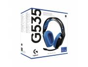 AURICULAR GAMER LOGITECH 939-002218 G535 LIGHTSPPED BLACK/BLUE