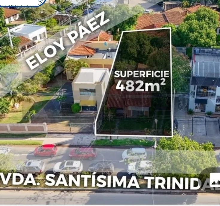 VENDO TERRENO 482 M2 BO.SALVADOR DEL MUNDO A 100 MTRS DE AVDA.AVIADORES DEL CHACO — foto 2