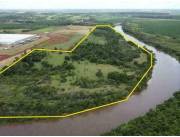 VENDO TERRENO A ORILLAS DEL RIO LUNES