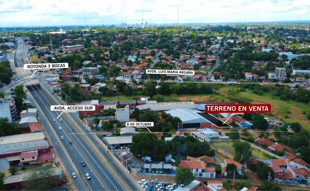 VENTA- TERRENO - SAN LORENZO, TRES BOCAS- ACCESO SUR — foto 2