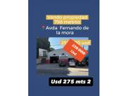 Vendo propiedad 798 metros con depósito 798