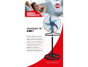 VENTILADOR TOKYO 3 EN 1 !! DE PIE, DE PISO Y DE PARED !! NUEVOS CON GARANTIA !!