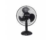 VENTILADOR DE MESA FTX AURA HB-TF-15-02 3 VELOCIDADES/45W/220V/NEGRO