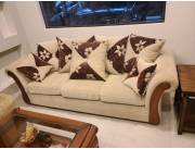 Juego de sofas con 2 poltronas