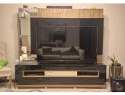 Mueble de TV Solare Home Dj negro brillo