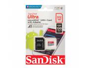 MEMORIA SANDISK MICRO SD 512GB ULTRA 150MB/S
