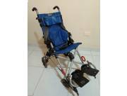Silla de ruedas pediátrica plegable
