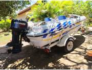 Vendo Lancha con motor EVINRUDE 90HP