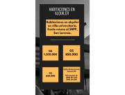 Alquilo pieza frente al SNPP de San Lorenzo