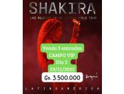 Vendo Combo de 3 entradas para el Concierto de Shakira en Paraguay