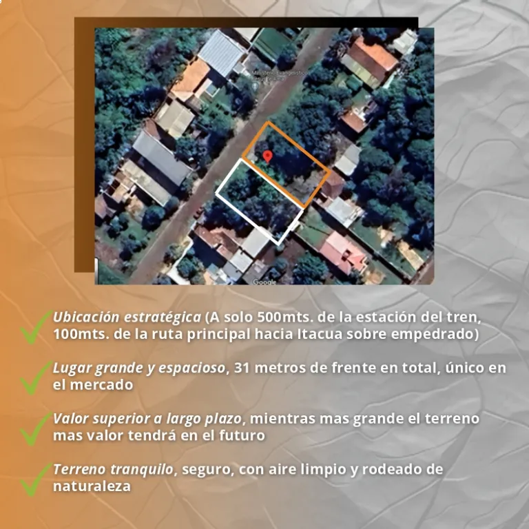 Terreno en venta en Fátima, Encarnación — foto 3