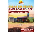 🏡 𝐂𝐀𝐒𝐀 𝐄𝐍 𝐕𝐄𝐍𝐓𝐀 𝐄𝐍 𝐄𝐋 𝐊𝐌 𝟏𝟐 𝐀𝐂𝐀𝐑𝐀𝐘 – 𝐂𝐃𝐄