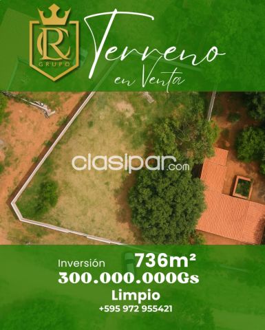 Terrenos - Terreno amplio y amurallado en Limpio — Una oportunidad