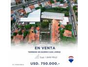 Terreno en Bo. San Jorge