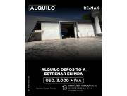 Alquilo depósito a estrenar con oficinas en MRA