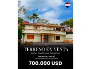 Santísima Trinidad: terreno premium sobre avenida.