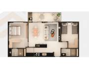 VIDALTA. 2 DORMITORIOS