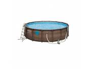 PISCINA REDONDA CON EST. MET. 19.480Lt. SWIN VISTA. BESTWAY