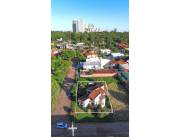 En venta terreno en esquina con construcción en Barrio San Jorge - Asunción