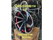Llanta Deportiva 15 4x100/114 8,5 nuevos en caja