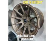 Llanta Deportiva XXR 15 4X100 8 nuevos en caja