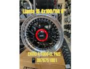 Llanta Deportiva 15 4x100/114 8 nuevos en caja