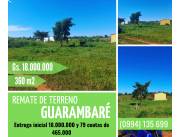 🔴 REMATE DE TERRENO EN GUARAMBARÉ - CUOTAS BAJAS