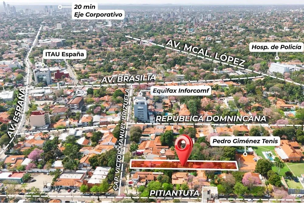 AMPLIA RESIDENCIA BARRIO LAS MERCEDES - SUP TERRENO 2.200 m2 — фото 2