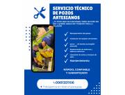 Pozos artesianos servicio técnico y construcción