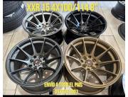 Llanta Deportiva XXR 15 4X100/114 8 nuevos en caja