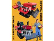 Mini tractor de orugas / Micro tillage Machine