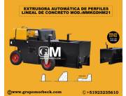Máquinas Extrusoras bordillos, sardinel y cunetas