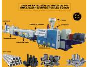 Maquina para fabricar Tubos de PVC