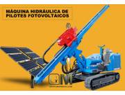 Máquina hincadora pilotes fotovoltaicos