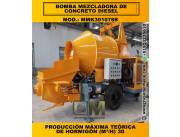 Bomba de concreto con remolque