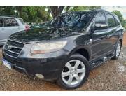 HYUNDAI SANTA FE 2008 CON CHAPA MERCOSUR TURBO DIESEL FUL EQUIPO IMPECABLE FINANCIO